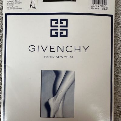 Givenchy Gala Decoratif Shimmer Control Top Lycra Pantyhose, Size C, Jet Black