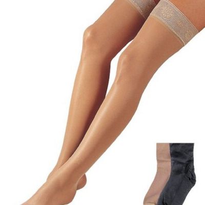 Activa Ultrasheer Womens Compression Thigh 9-12 mmhg Stockings Supports Silicone