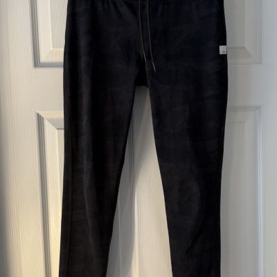 Vuori Leggings Womens MED The Rise The Shine Black Camo Yoga Stretch Drawstring