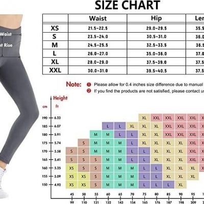 IUGA High Waisted Leggings for Women Workout with Large, Dark Coffee
