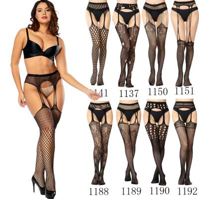 Women Fishnet Sexy Stockings Tights Suspender Pantyhose Thigh High Stockings Hot