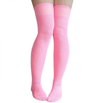 Solid Baby Pink Thigh Highs