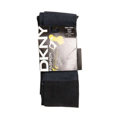 DKNY Fashion Women Knee High Sock Tight Black Petite Size S 7649
