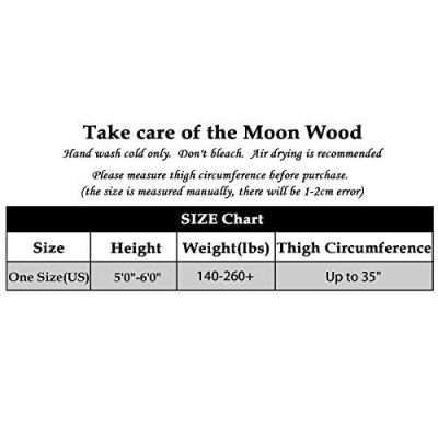 Moon Wood Plus Size Thigh High Stockings for Women 55D Semi Sheer Stay Up Nyl...