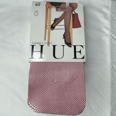 HUE Fishnet Cherry Blossom Tights Red Womens Size 1 #U5823 New