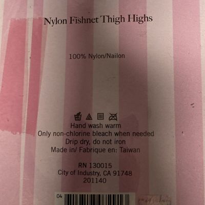 leg avenue nylon fishnet thigh highs