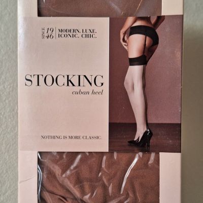 Fredericks of Hollywood Thigh Leg High Stockings Nude Red Size 1X New In Box NWT