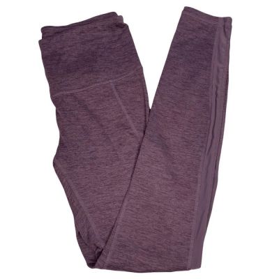 GAIAM Purple plum marled leggings Yoga Workout Athleisure size S