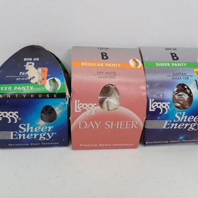 Leggs Pantyhose Size B Mixed Model and Color Assortment Vtg NOS #41