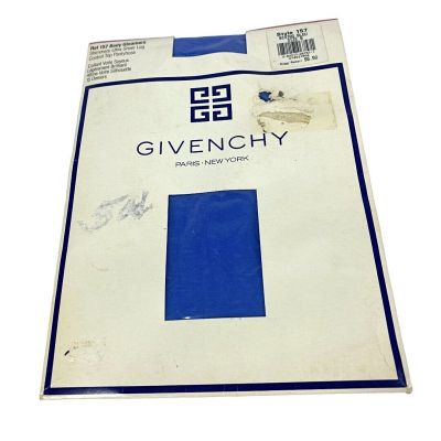Vintage Givenchy Hosiery Pantyhose Color Bistro Bleu Size B Style #157 1989