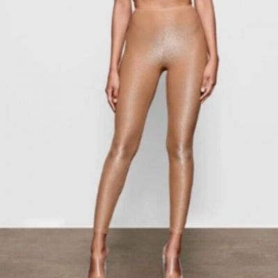 SKIMS NWT Shimmer High- Waist Legging in Sienna- Size 3X