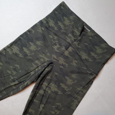 Spanx Women Size 3X Booty Boost Active Print 7/8 Leggings Camouflage Green 50251