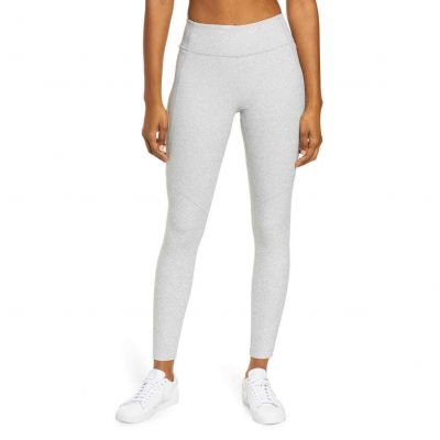 Outdoor Voices Women's Warm-Up Crop Leggings Stretch Beige Size Large