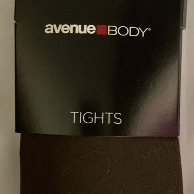 Avenue Body Womens Microfiber Tights Size C/D Brown New