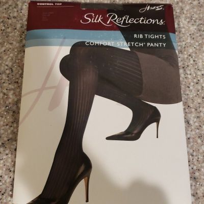 Silk Reflections Rib Tights  Size AB Style 0A924