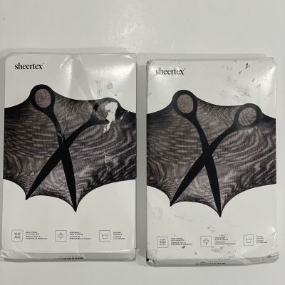 Sheertex Premium & classic Super Rip Resist Tighs XL In Black 2 Pairs