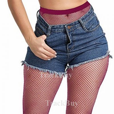 Women Pantyhose High Waist Hole Stockings Plus Size Sexy Tights Thigh High Socks