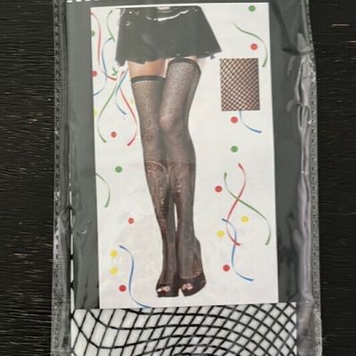 fishnet thigh high stockings
