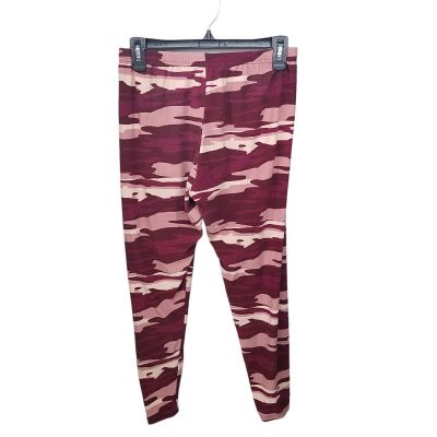Just Be Womens Size 1X Red Camouflage Ankle Leggings