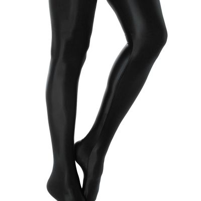 US Sexy Women Stockings Pantyhose Nylon Shiny Thigh High Oil Over Knee Hosiery