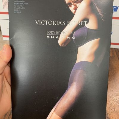 Body Victoria Secret MAXIMUM SHAPING Long Line Control Top 15 Denier Pale Nude