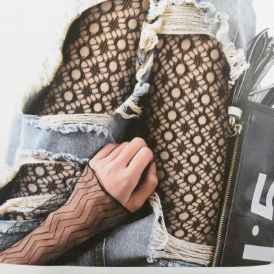 Ladies Fishnet Tights Socks - Black Fishnet Pantyhose Clothing Hosiery Tights