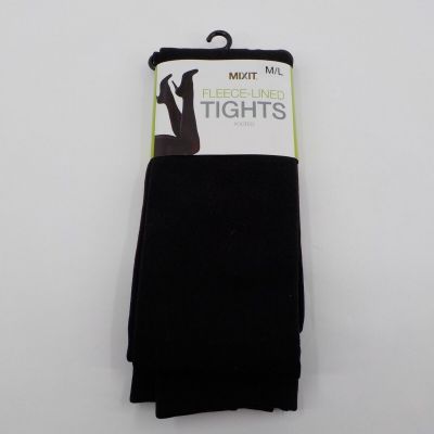 MIXIT FLEECE LINED FOOTED TIGHTS SZ M/L BLACK FOR 5'5