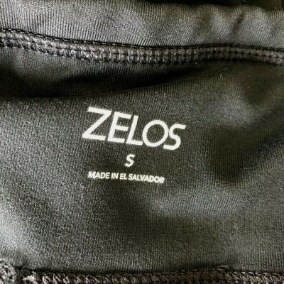Zelos Black Leggings Sz S Walking Exercise Aerobics Zumba Work Out 1 Owner EUC