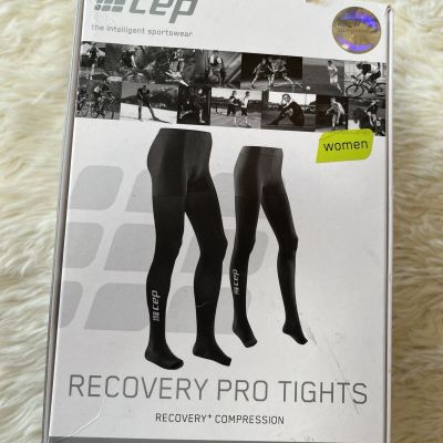 Womens CEP Recovery Pro Tights Size II Black Compression Germany