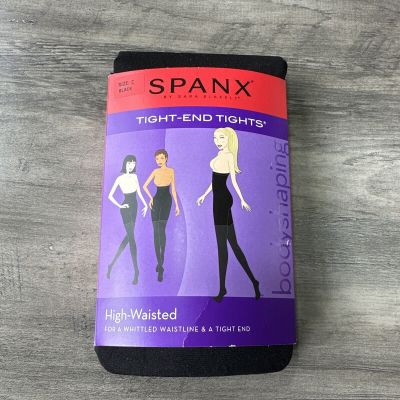 NWT SPANX Size C Black High Waisted Tight-End Tights Body Shaping New Women’s