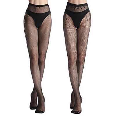 G&Y Fishnet Tights Stockings Thigh High Stockings High Waisted Tights Pantyhose
