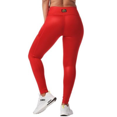 NWT Bright And Bold High Waisted Ankle Leggings XS Viva La Red