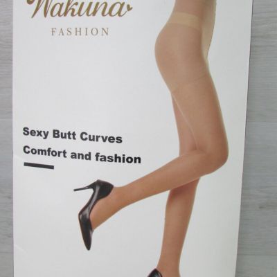 WAKUNA 5 Pairs Sheer Tights For Women Pantyhose Control Top Reinforced Toe Black