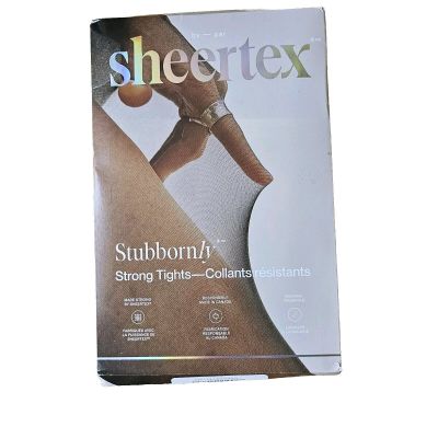 New Sheertex Women‘s Stubbornly Strong Sheer Tights Medium Black