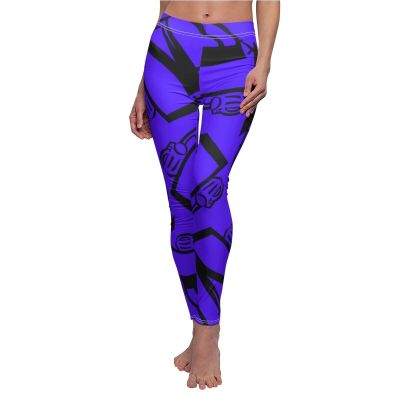 Gypsy [1] Women's Bright Purple Casual Leggings Full Print
