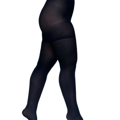 Berkshire Womens Plus Size the Easy on Maximum Coverage Tight,Navy,1X-2X
