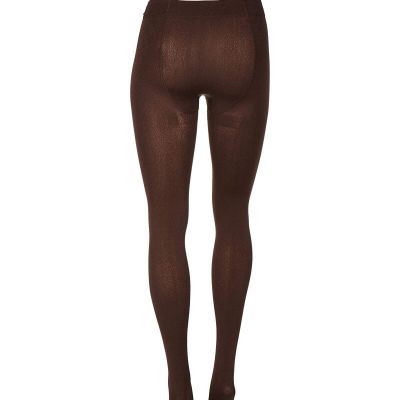 HUE 256755 Women Brushed Tights Espresso Size sm/md