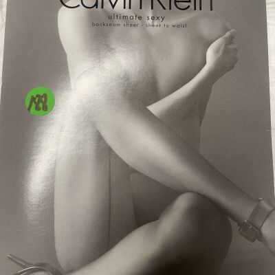 (188) Calvin Klein Ultimate Sexy Size C Black made in Italy