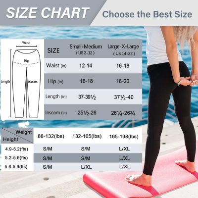 Soft Leggings for Women - High Waisted Tummy Control No See through Workout Yog