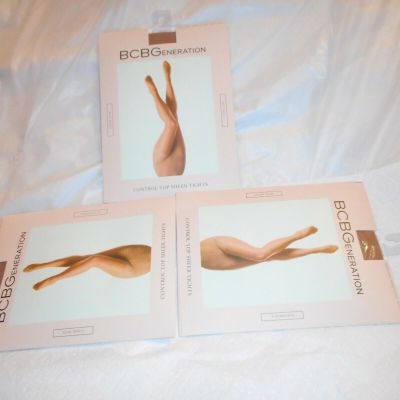 N/W/P 1 PK BCBGeneration Control top Sheer Tights Nude Small,Medium,Large & XL