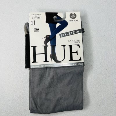 HUE Styletech Cool Temp Tights with Control Top Size 1 Filament 100-150 Lbs