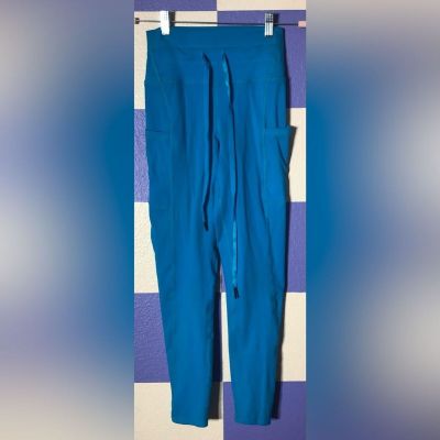 NWOT Electric & Rose Bright Blue Lennox Leggings with Pockets - Size S