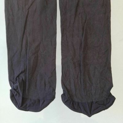 Saks Fifth Avenue Vintage Stockings Knee Highs Semi Sheer Stretch Black Legwear
